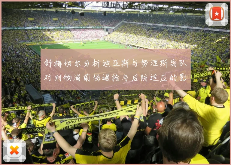 舒梅切尔分析迪亚斯与努涅斯离队对利物浦前场逼抢与后防适应的影响